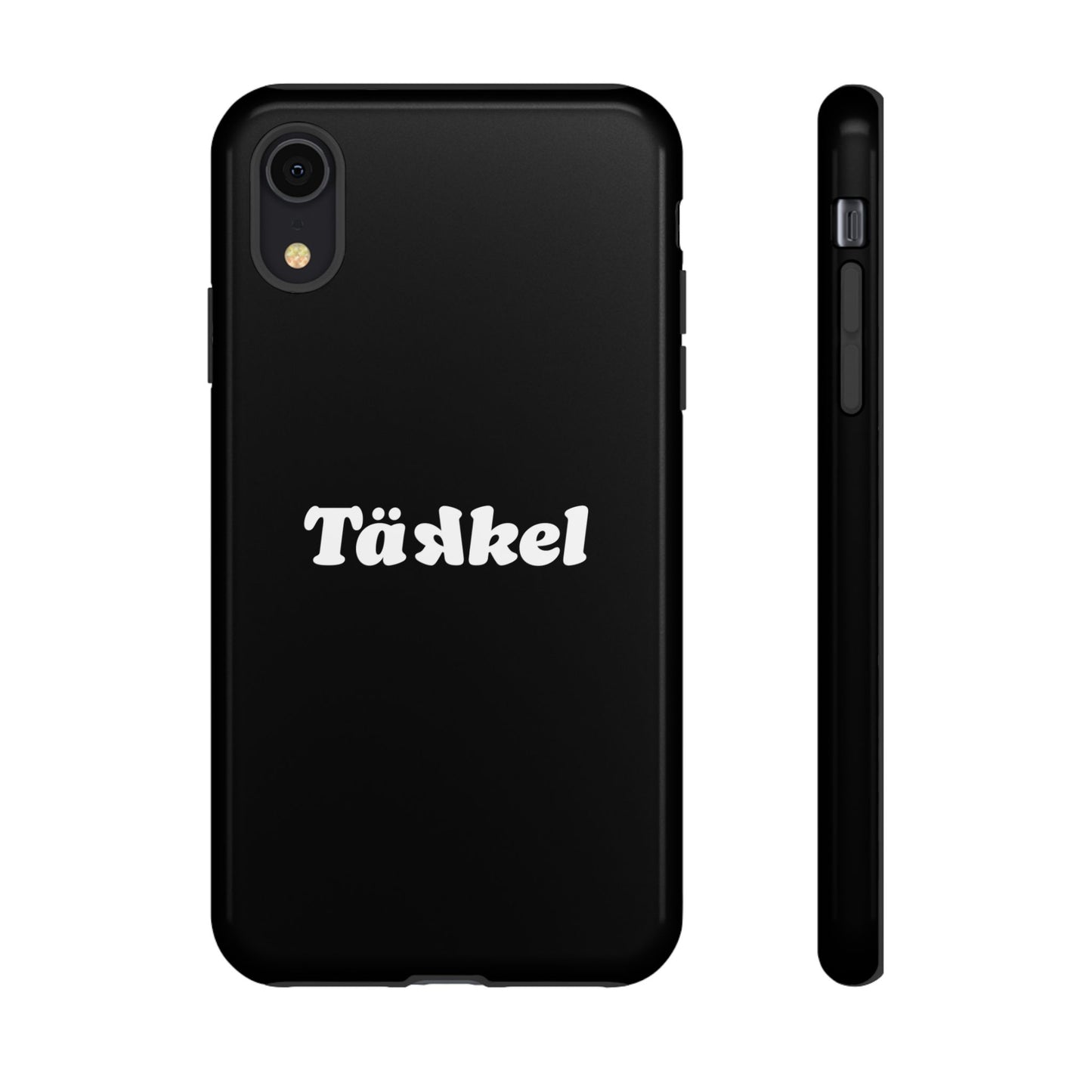 TÄKKEL Classic Hard Case Schwarz iPhone