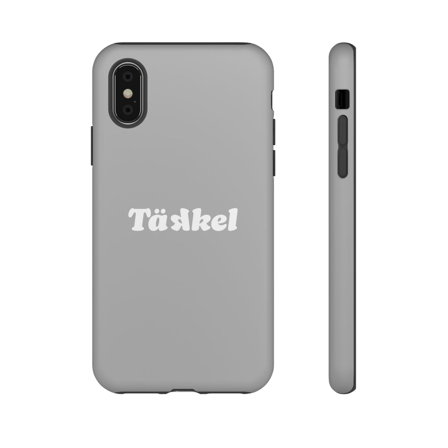 TÄKKEL Classic Hard Case Grau iPhone
