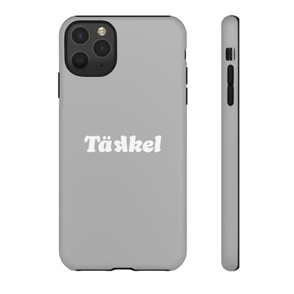 TÄKKEL Classic Hard Case Grau iPhone
