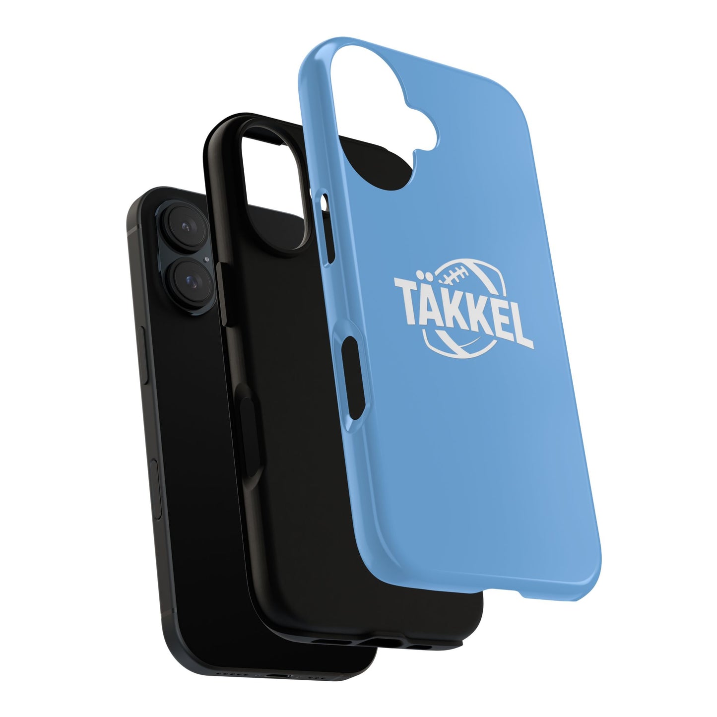 TÄKKEL FOOTBALL Hard Case Babyblau iPhone