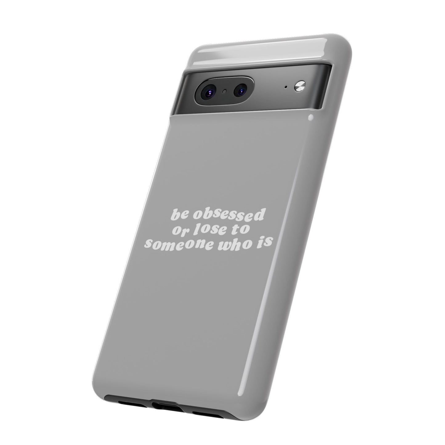 Too Obsessed Hard Case Grau Google Pixel