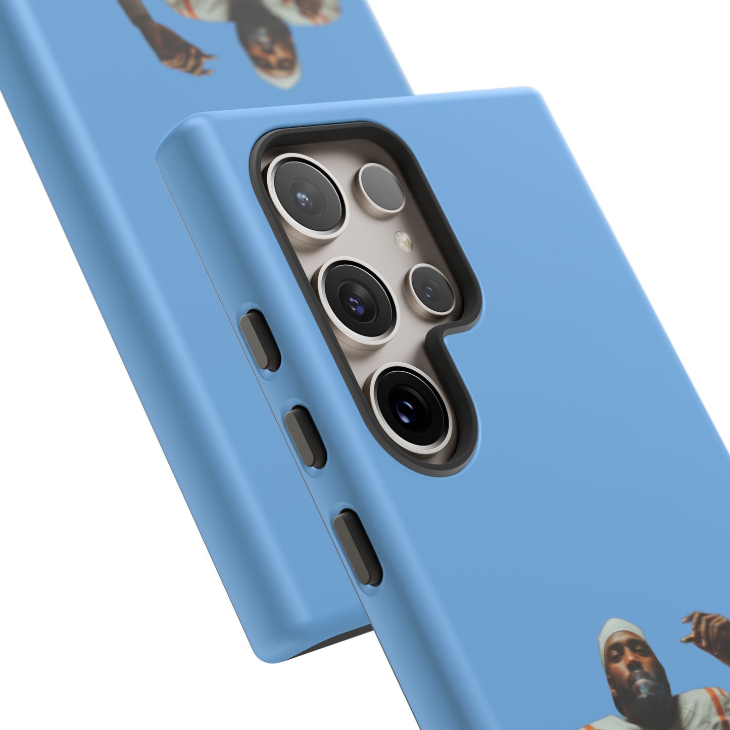 Who´s gonna smoke Hard Case Babyblau Samsung