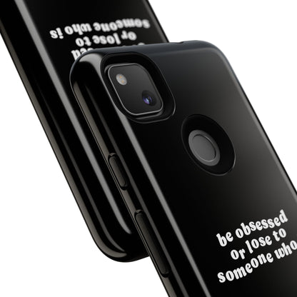 Too Obsessed Hard Case Schwarz Google Pixel