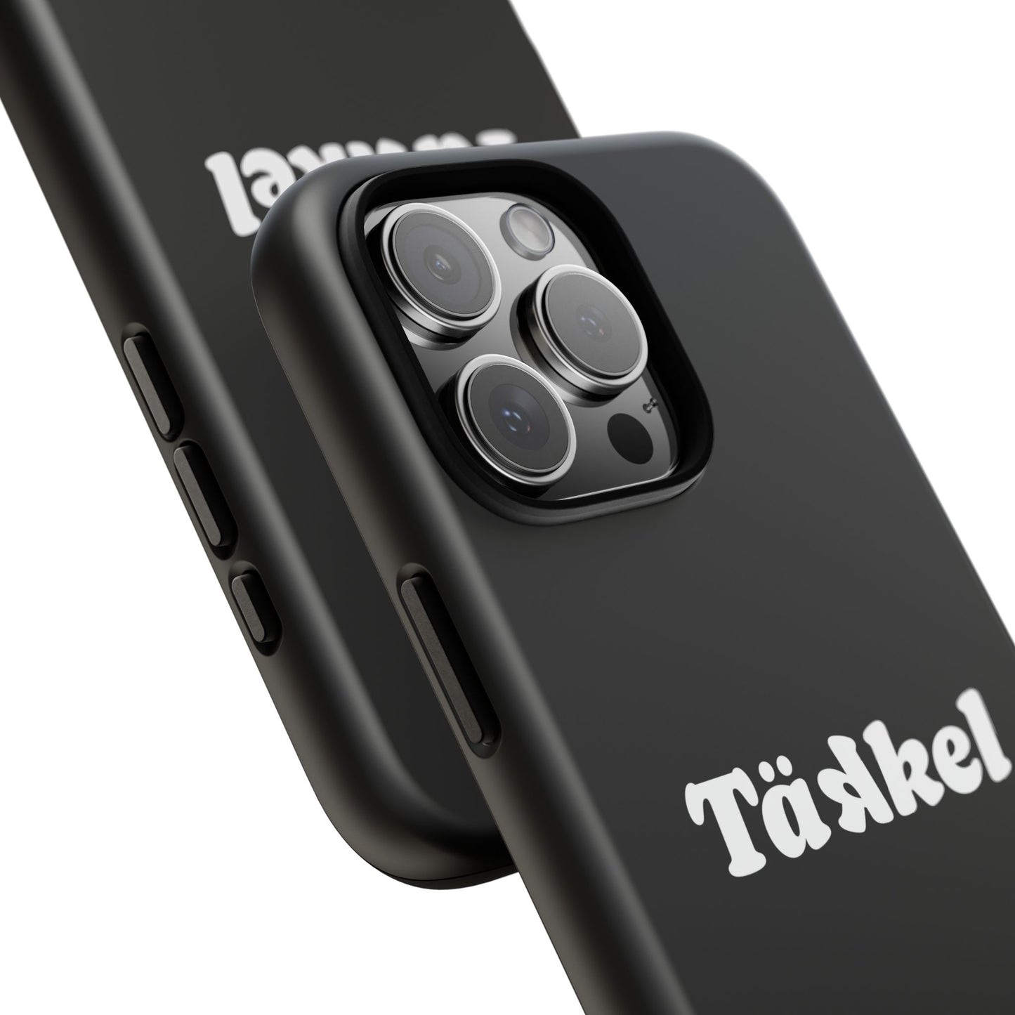 TÄKKEL Classic Hard Case Schwarz iPhone