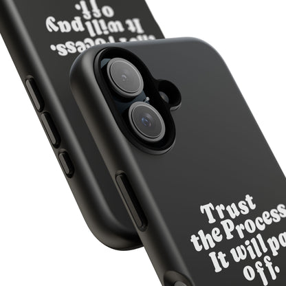 Trust harder Hard Case Schwarz iPhone
