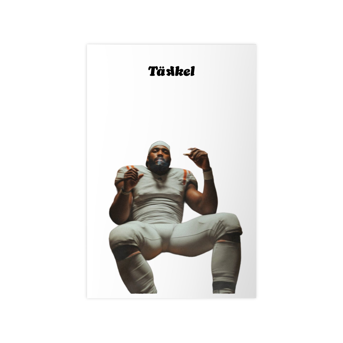 TÄKKEL Poster – Football Player Power Design