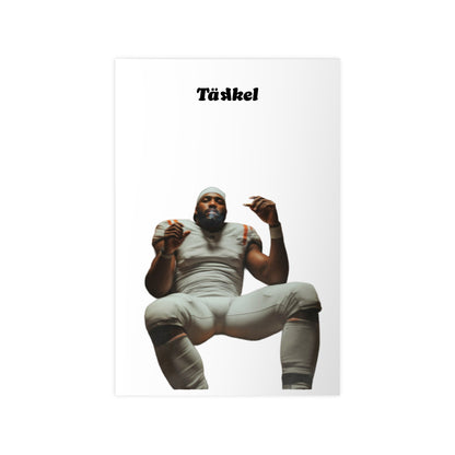 TÄKKEL Poster – Football Player Power Design