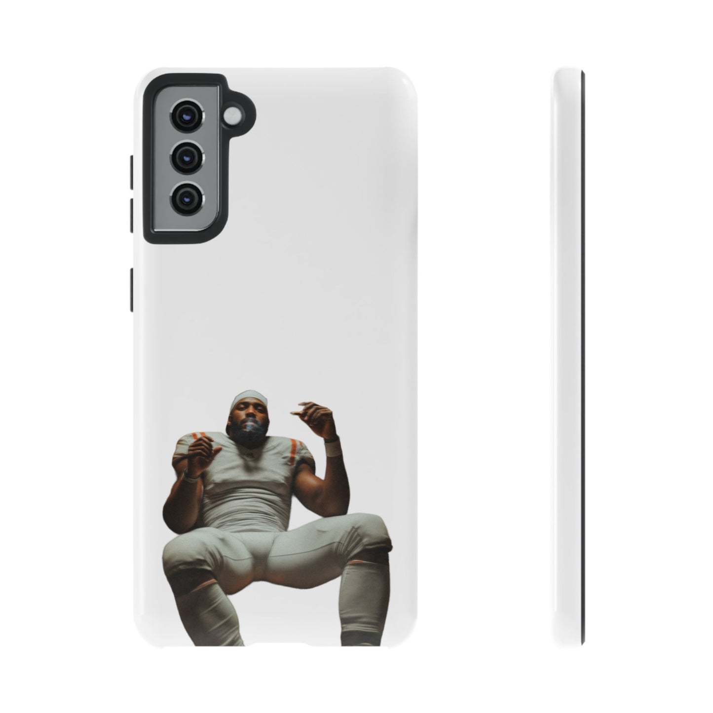 Who´s gonna smoke Hard Case Weiß Samsung