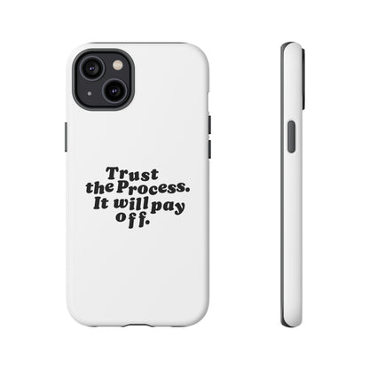 Trust harder Hard Case Weiß iPhone