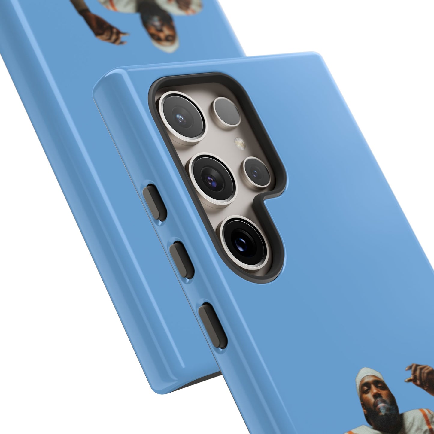 Who´s gonna smoke Hard Case Babyblau Samsung