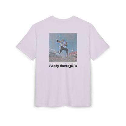 Unisex Heavy Oversize TEE I ONLY DATE QB`s