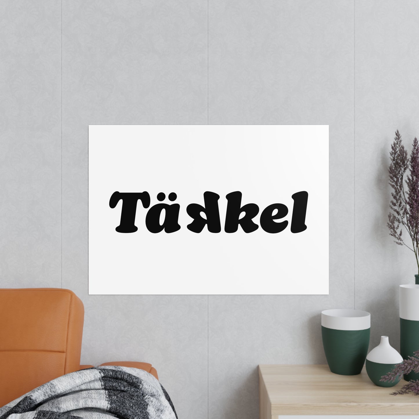 TÄKKEL Poster – Bold Football Statement Design