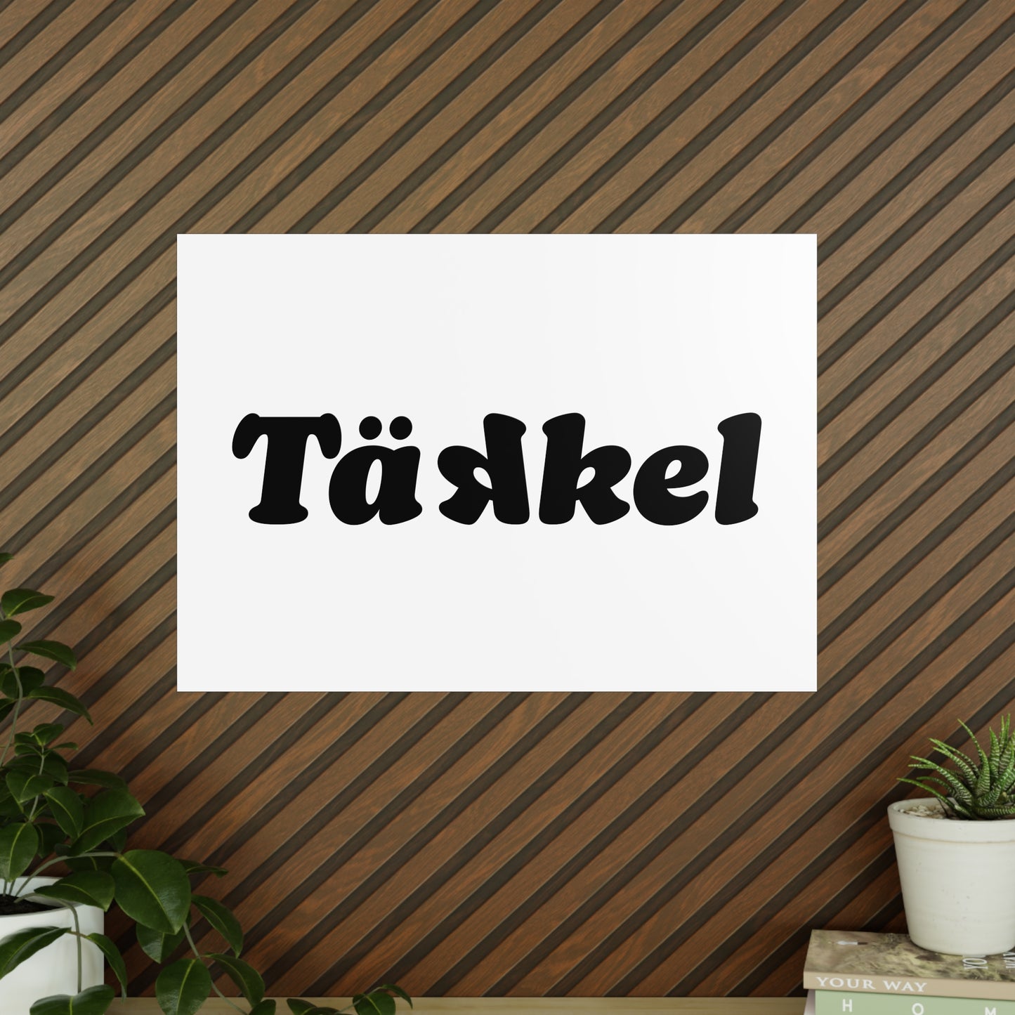 TÄKKEL Poster – Bold Football Statement Design