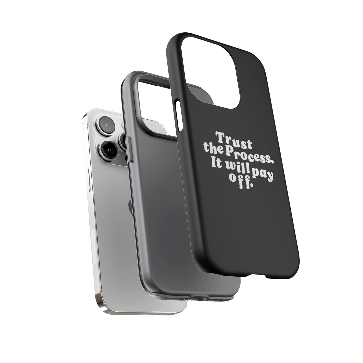 Trust harder Hard Case Schwarz iPhone