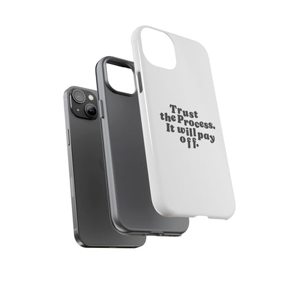 Trust harder Hard Case Weiß iPhone