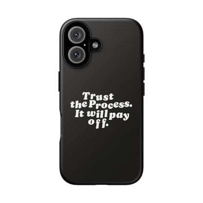 Trust harder Hard Case Schwarz iPhone