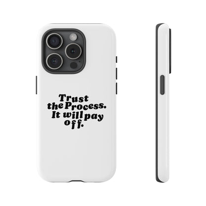 Trust harder Hard Case Weiß iPhone