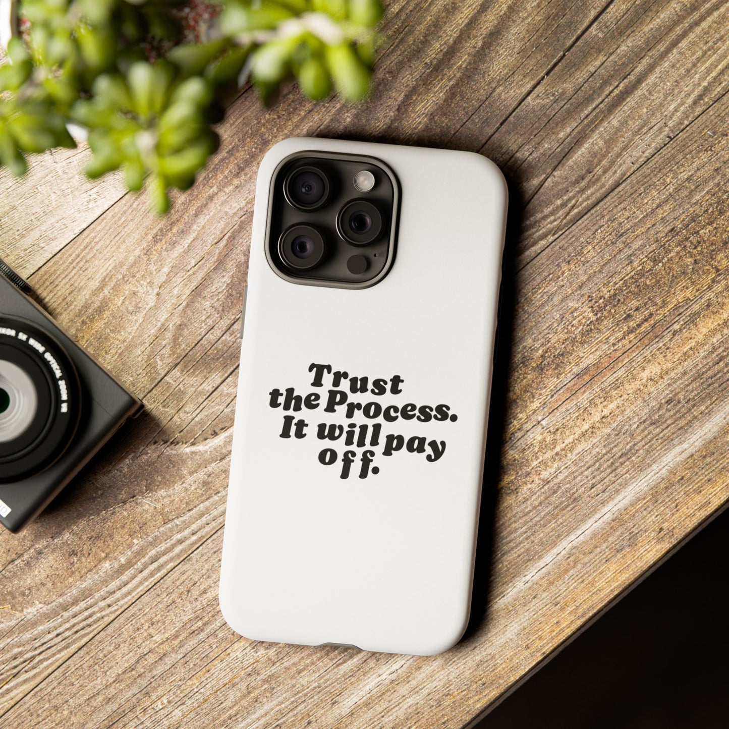 Trust harder Hard Case Weiß iPhone
