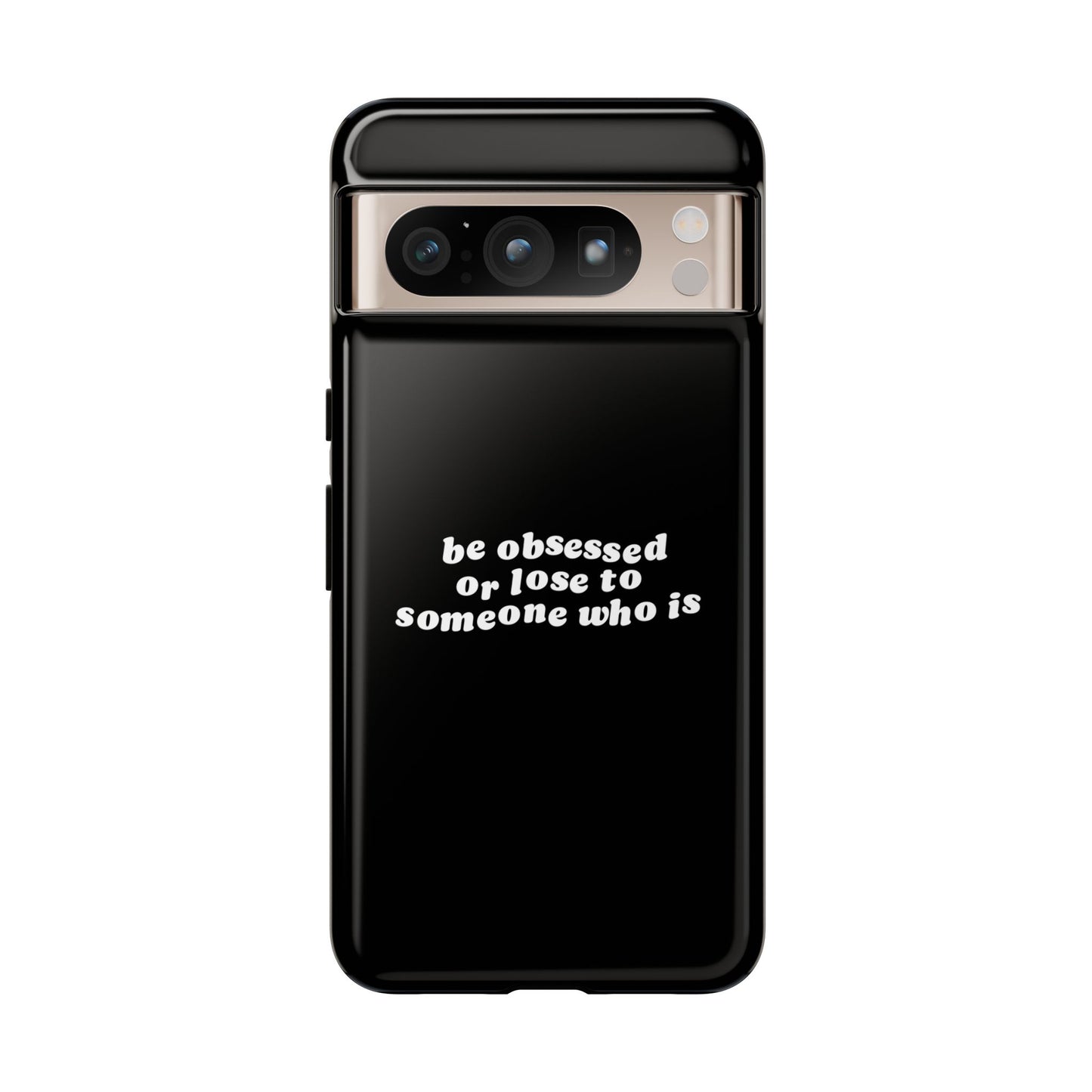 Too Obsessed Hard Case Schwarz Google Pixel