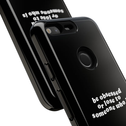 Too Obsessed Hard Case Schwarz Google Pixel