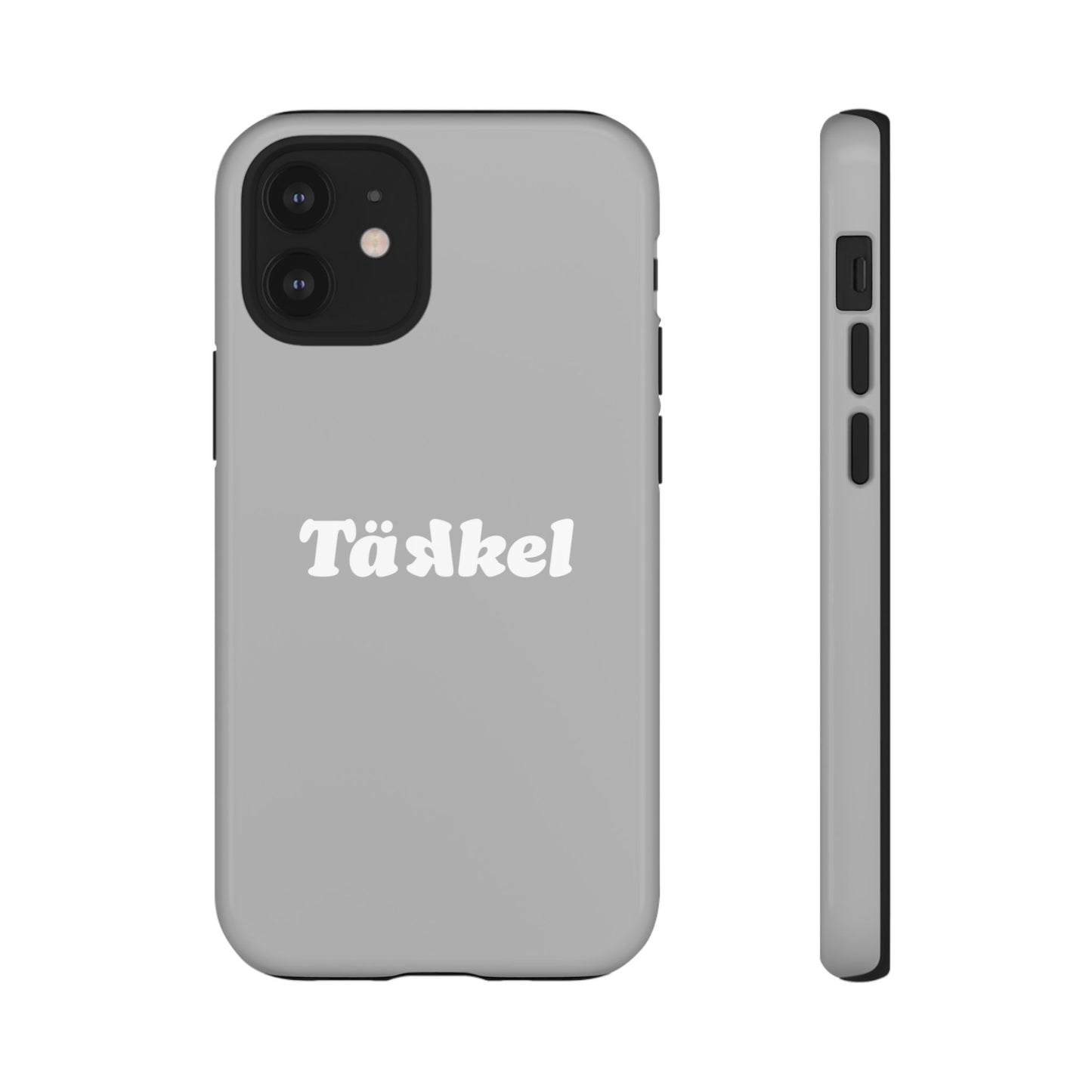 TÄKKEL Classic Hard Case Grau iPhone