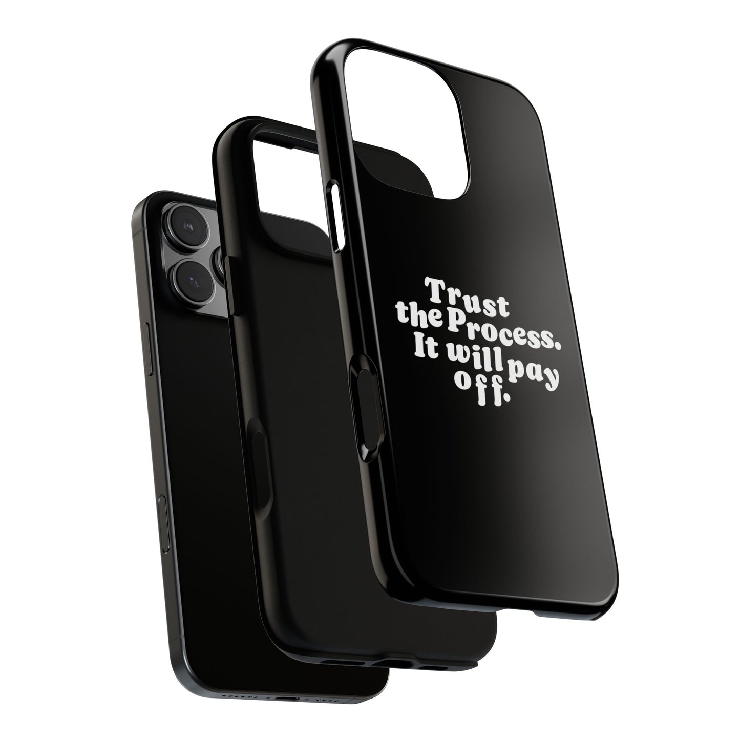 Trust harder Hard Case Schwarz iPhone