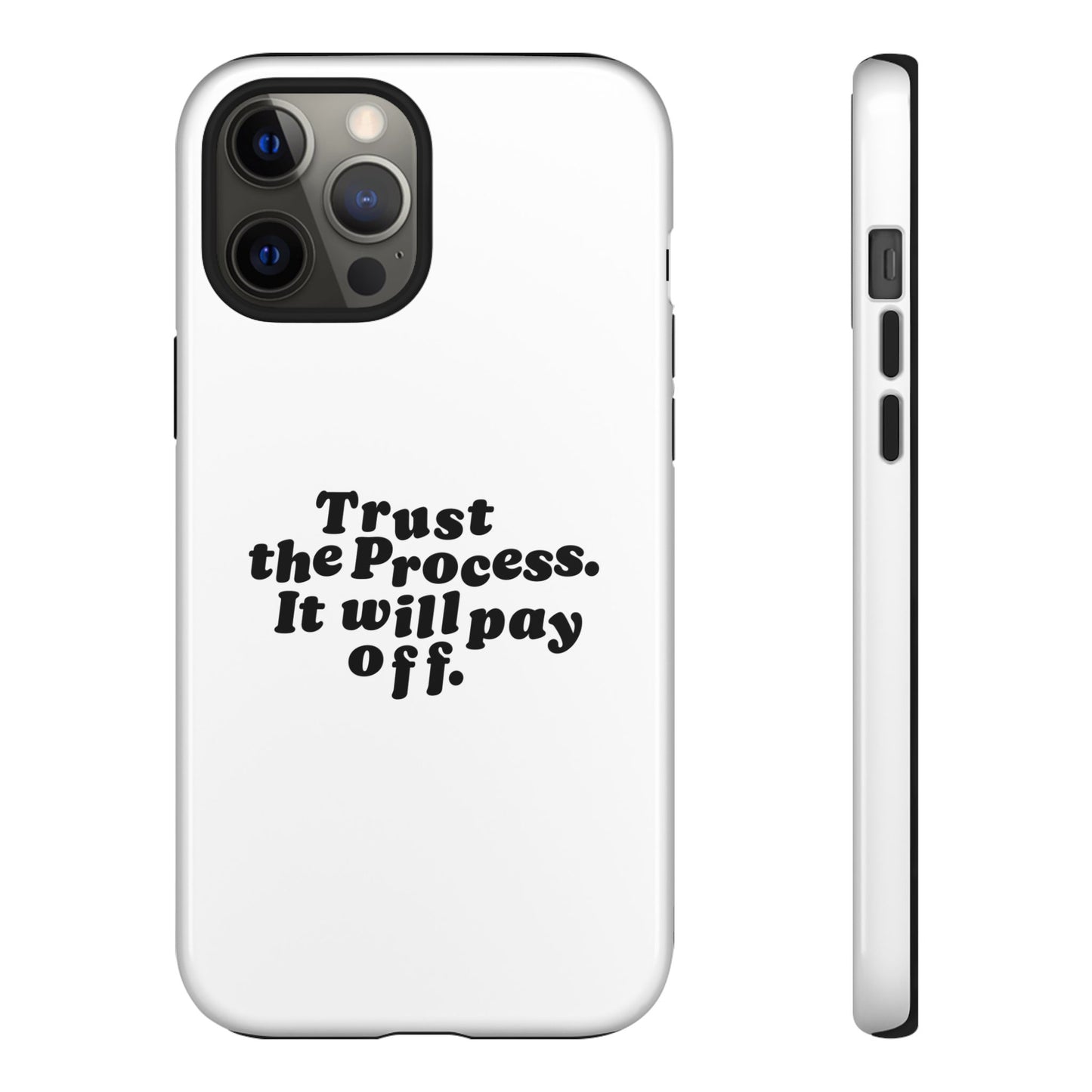 Trust harder Hard Case Weiß iPhone