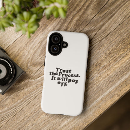 Trust harder Hard Case Weiß iPhone