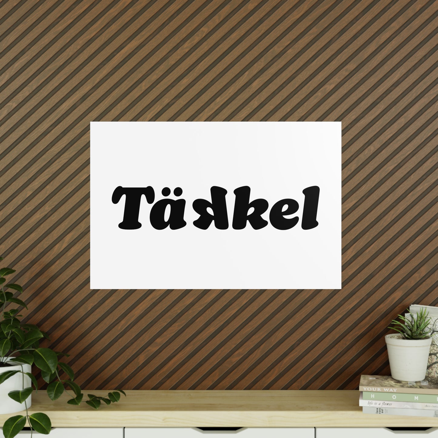 TÄKKEL Poster – Bold Football Statement Design