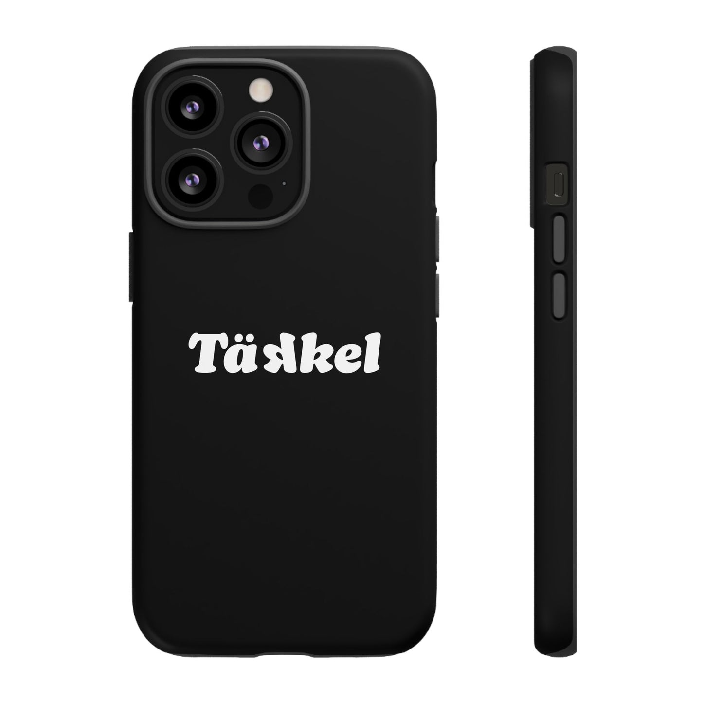 TÄKKEL Classic Hard Case Schwarz iPhone