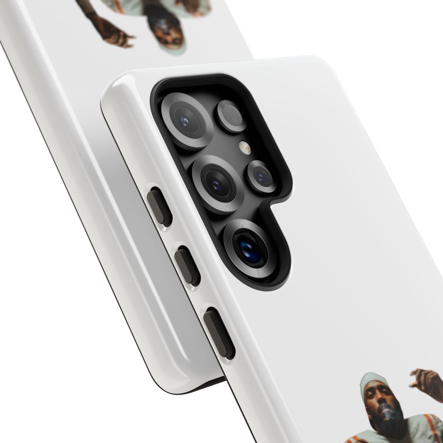 Who´s gonna smoke Hard Case Weiß Samsung