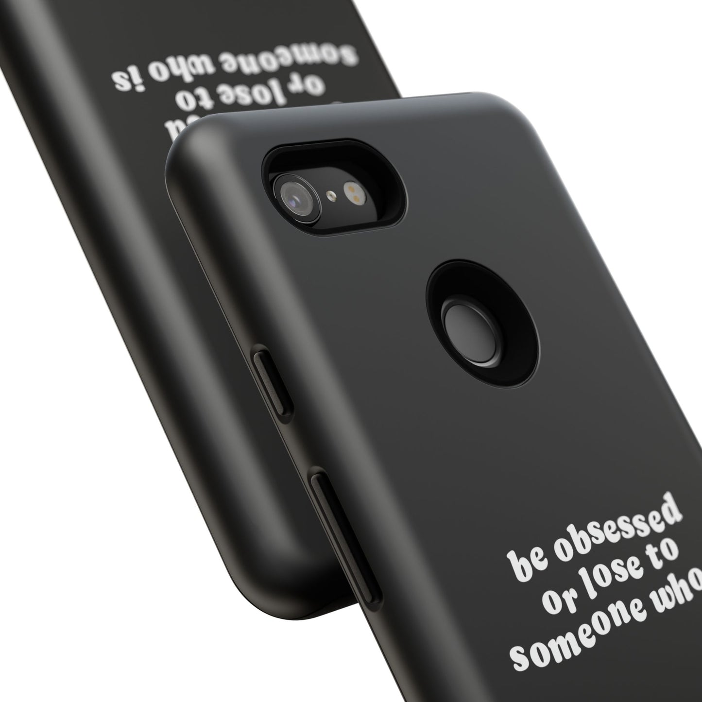 Too Obsessed Hard Case Schwarz Google Pixel