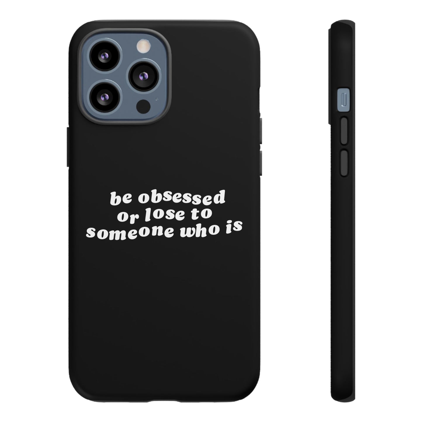 Be Obsessed Hard Case Schwarz iPhone
