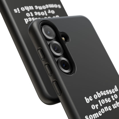 Too Obsessed Hard Case Schwarz Samsung