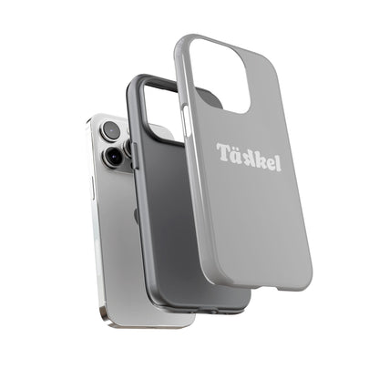 TÄKKEL Classic Hard Case Grau iPhone