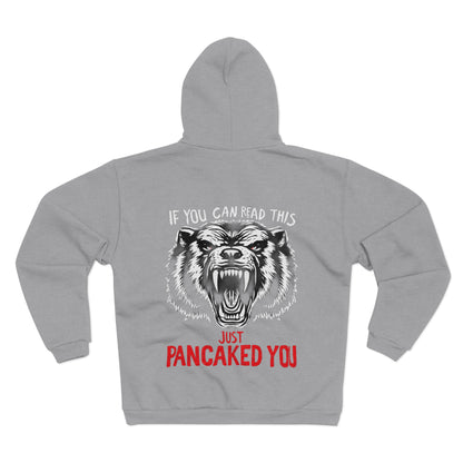 Unisex Zip Hoodie PANCAKED
