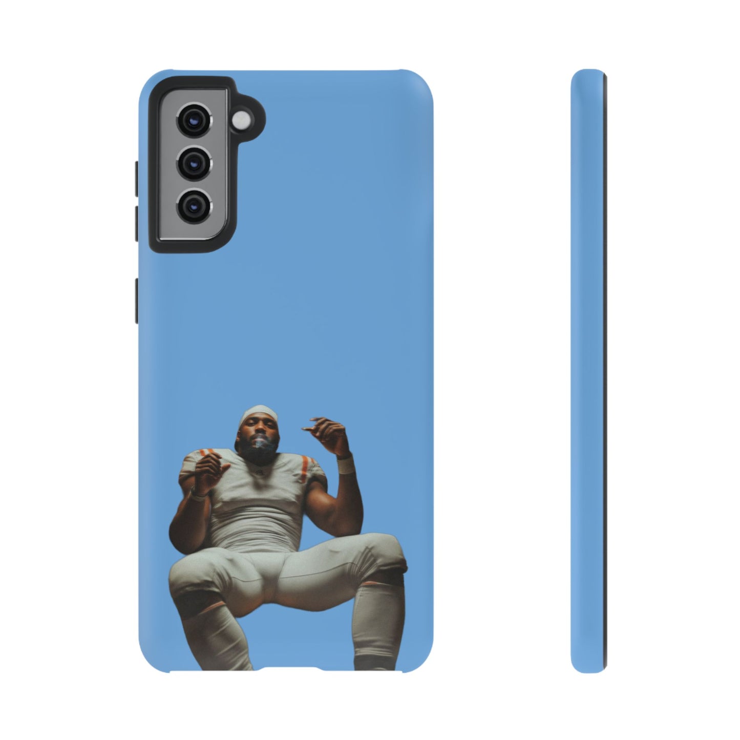 Who´s gonna smoke Hard Case Babyblau Samsung