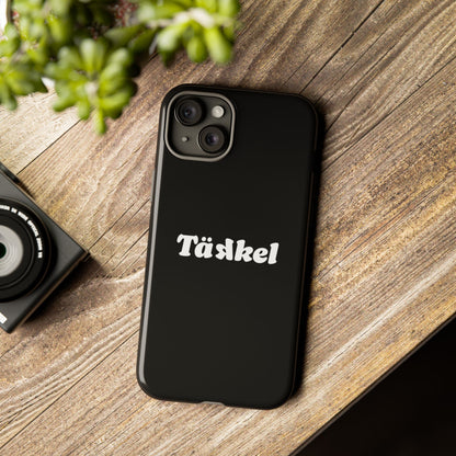 TÄKKEL Classic Hard Case Schwarz iPhone