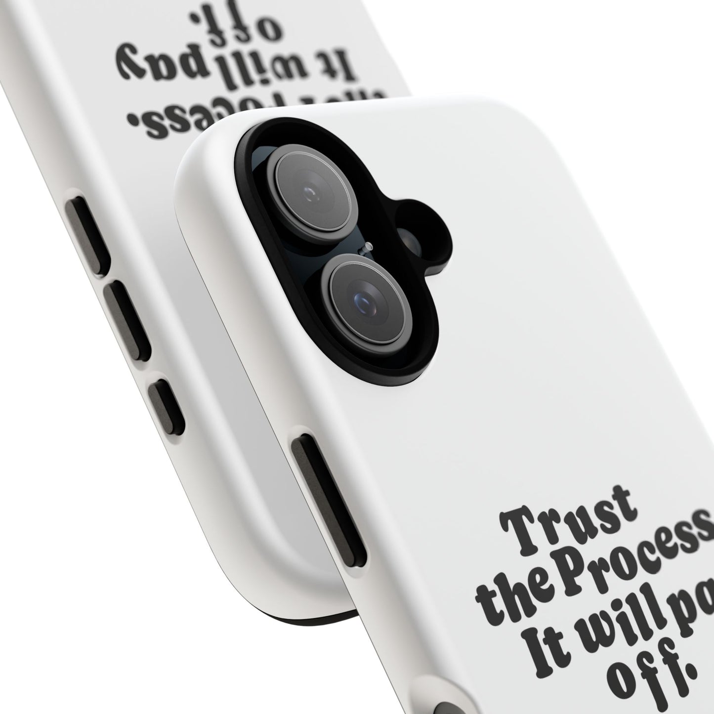 Trust harder Hard Case Weiß iPhone