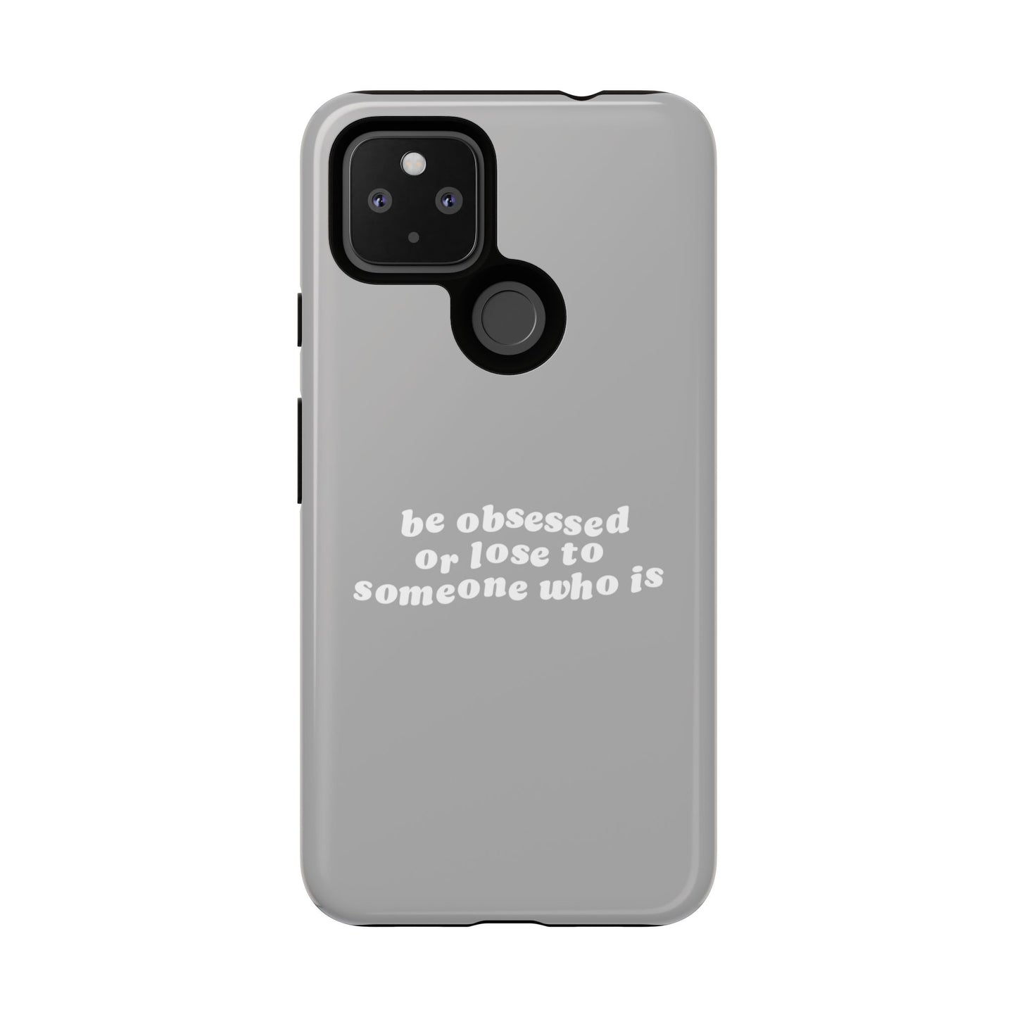 Too Obsessed Hard Case Grau Google Pixel