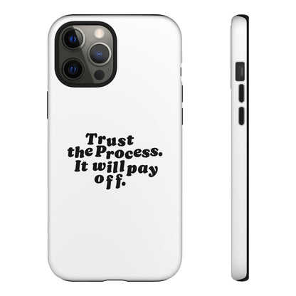 Trust harder Hard Case Weiß iPhone