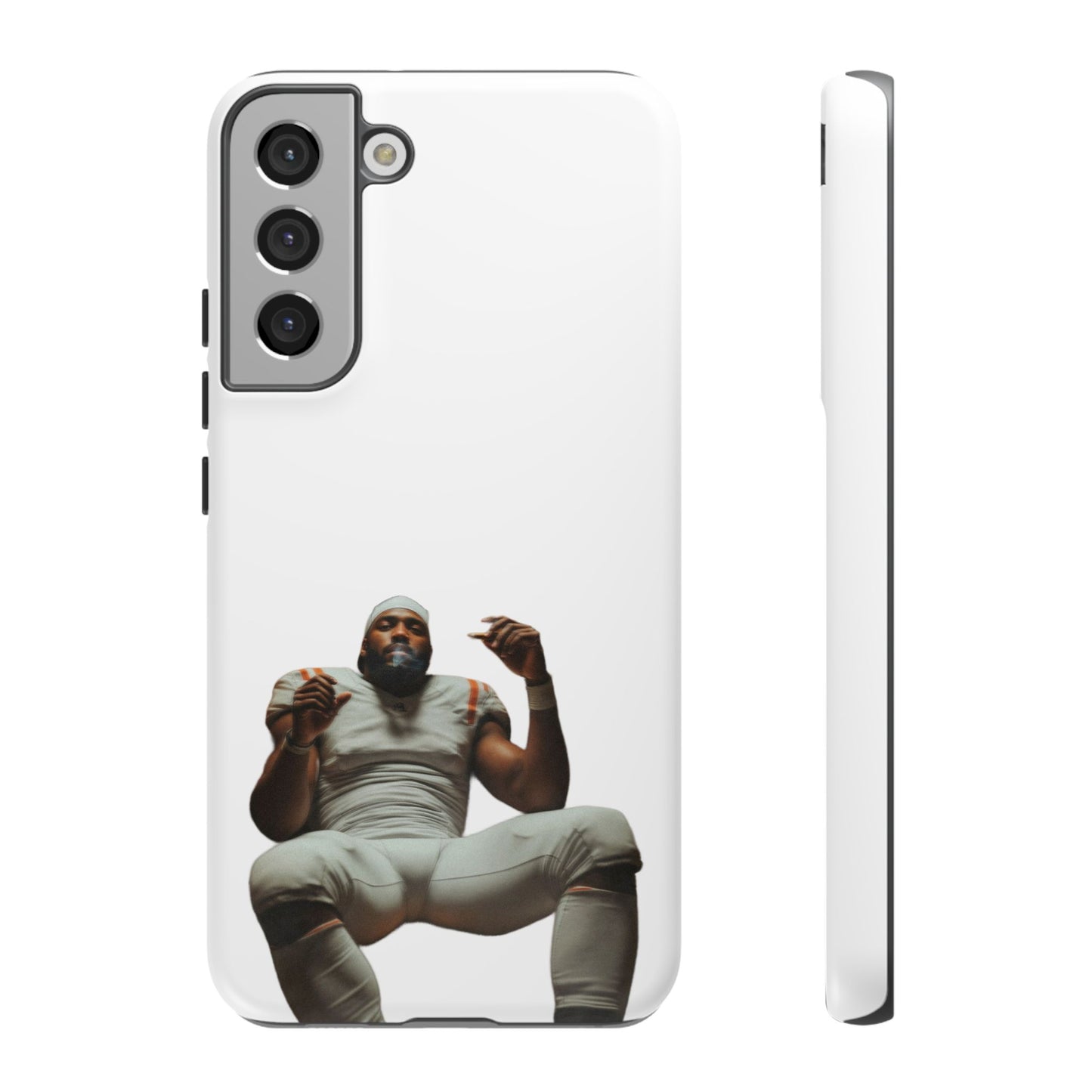 Who´s gonna smoke Hard Case Weiß Samsung