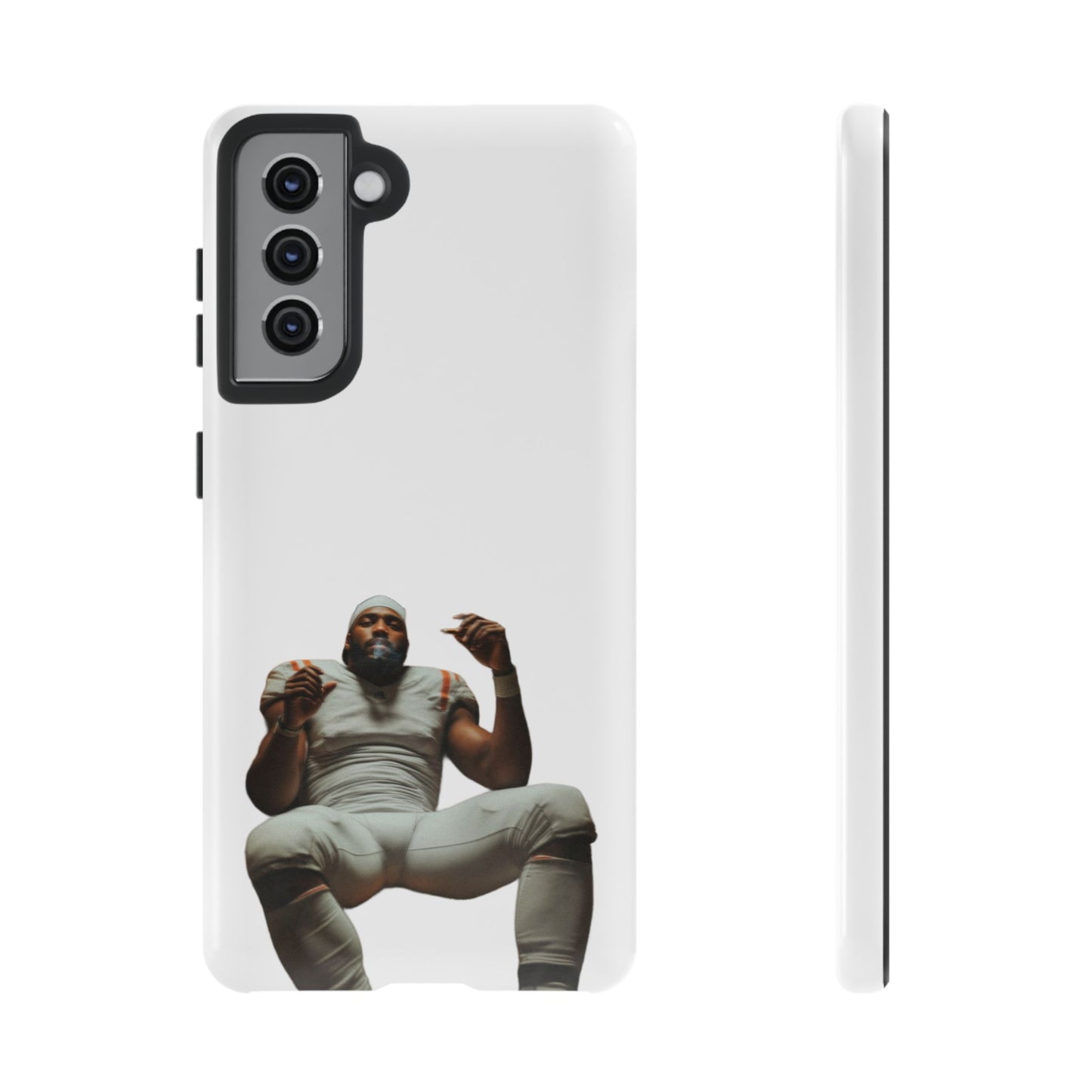 Who´s gonna smoke Hard Case Weiß Samsung