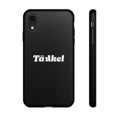 TÄKKEL Classic Hard Case Schwarz iPhone