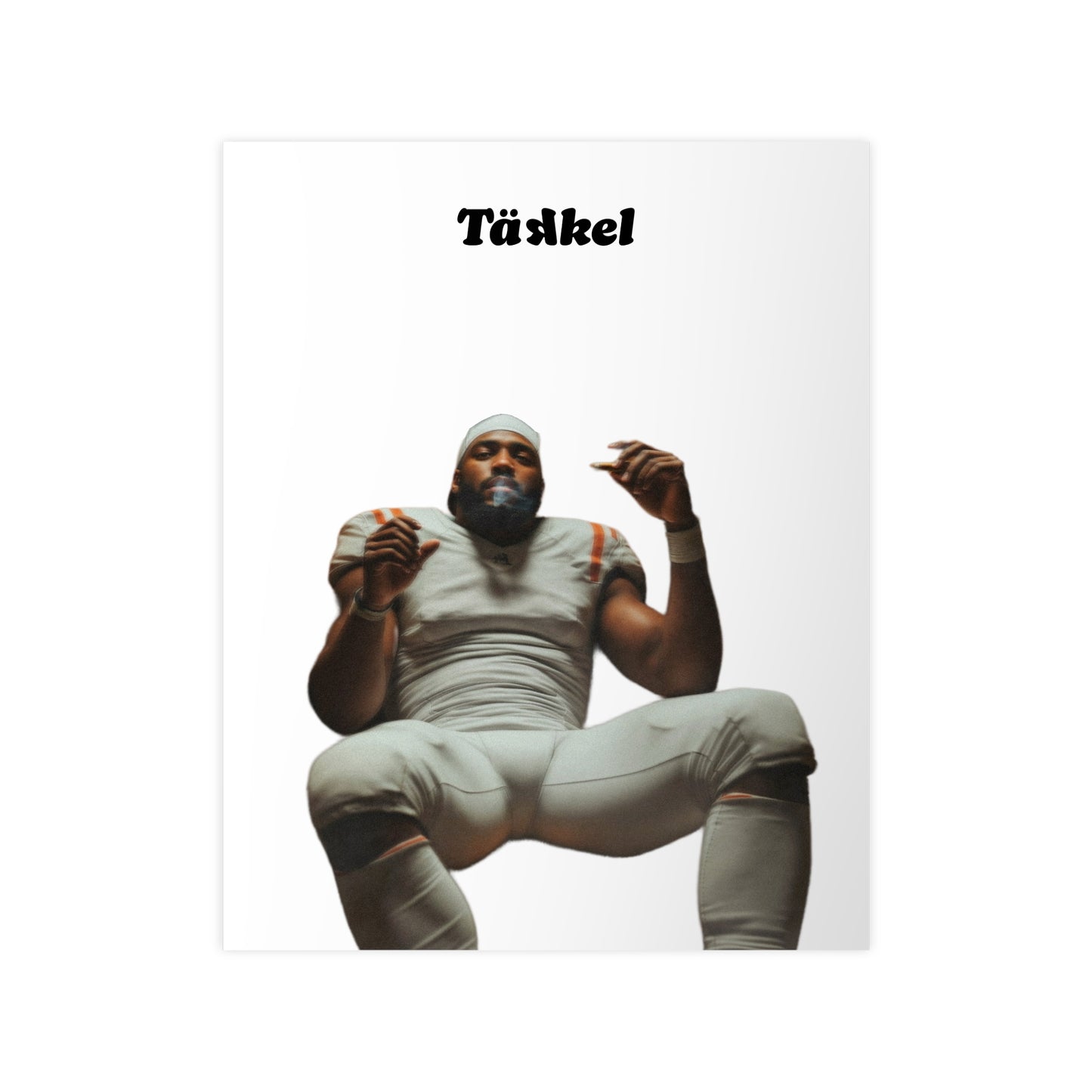 TÄKKEL Poster – Football Player Power Design