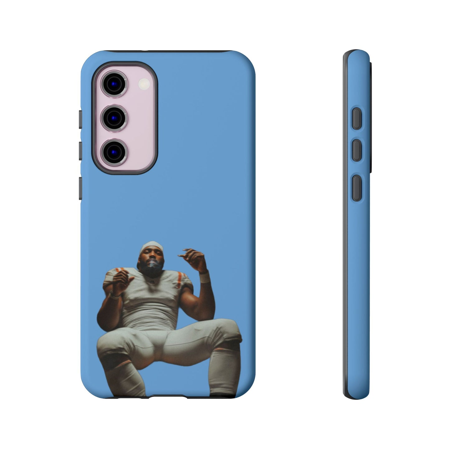 Who´s gonna smoke Hard Case Babyblau Samsung