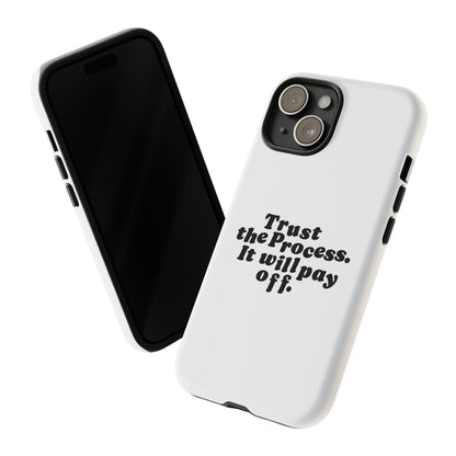Trust harder Hard Case Weiß iPhone