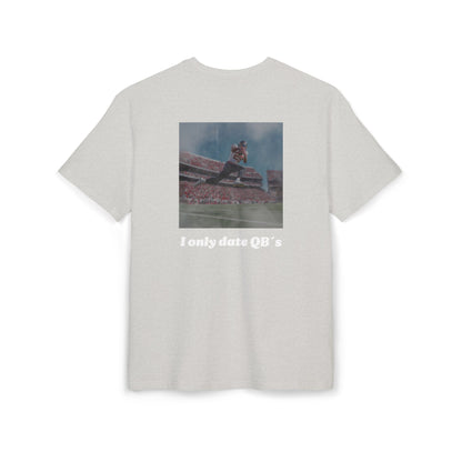 Unisex Heavy Oversize TEE I ONLY DATE QB`S