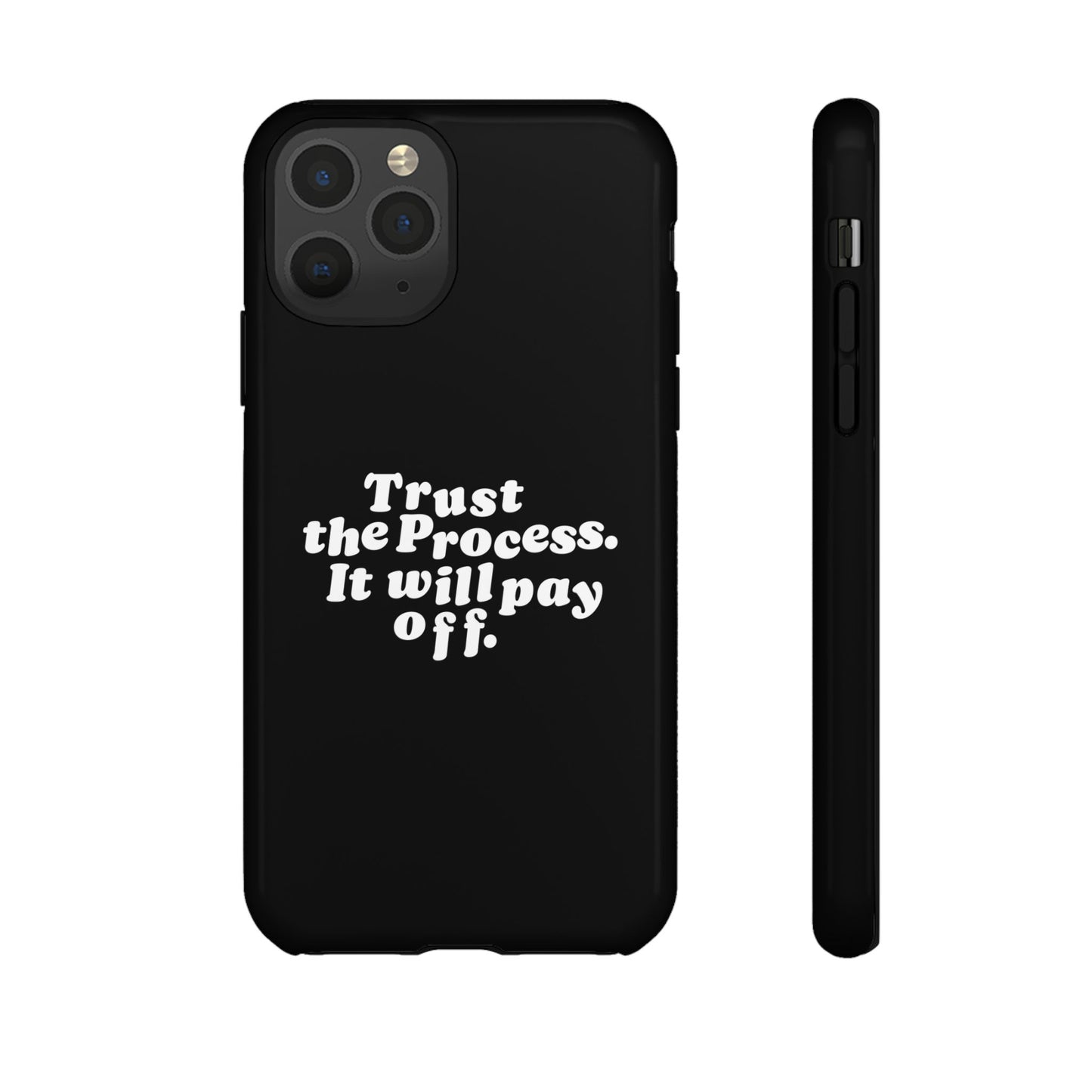 Trust harder Hard Case Schwarz iPhone