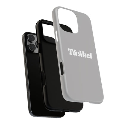 TÄKKEL Classic Hard Case Grau iPhone